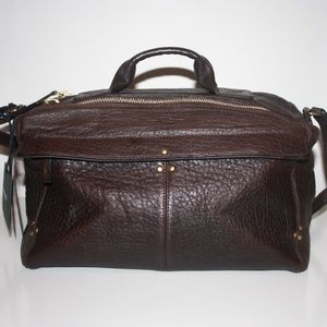 NWT Jérôme Dreyfuss brown leather Raoul bag